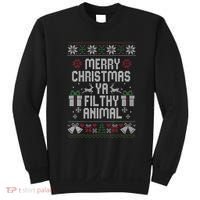 Merry Christmas Ya Filthy Animal Ugly Sweatshirt thumb 0