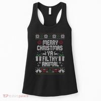 Merry Christmas Ya Filthy Animal Ugly Women's Tank Top thumb 0