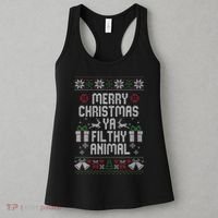 Merry Christmas Ya Filthy Animal Ugly Women's Tank Top thumb 3