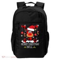 Merry Christmas Ya'll Cute Reindeer Backpack thumb 0