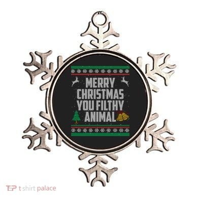 Merry Christmas You Filthy Animal Ugly Ornament