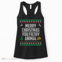 Merry Christmas You Filthy Animal Ugly Women's Tank Top thumb 0