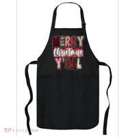 Merry Christmas Yall Holiday Festive Fun Apron thumb 0