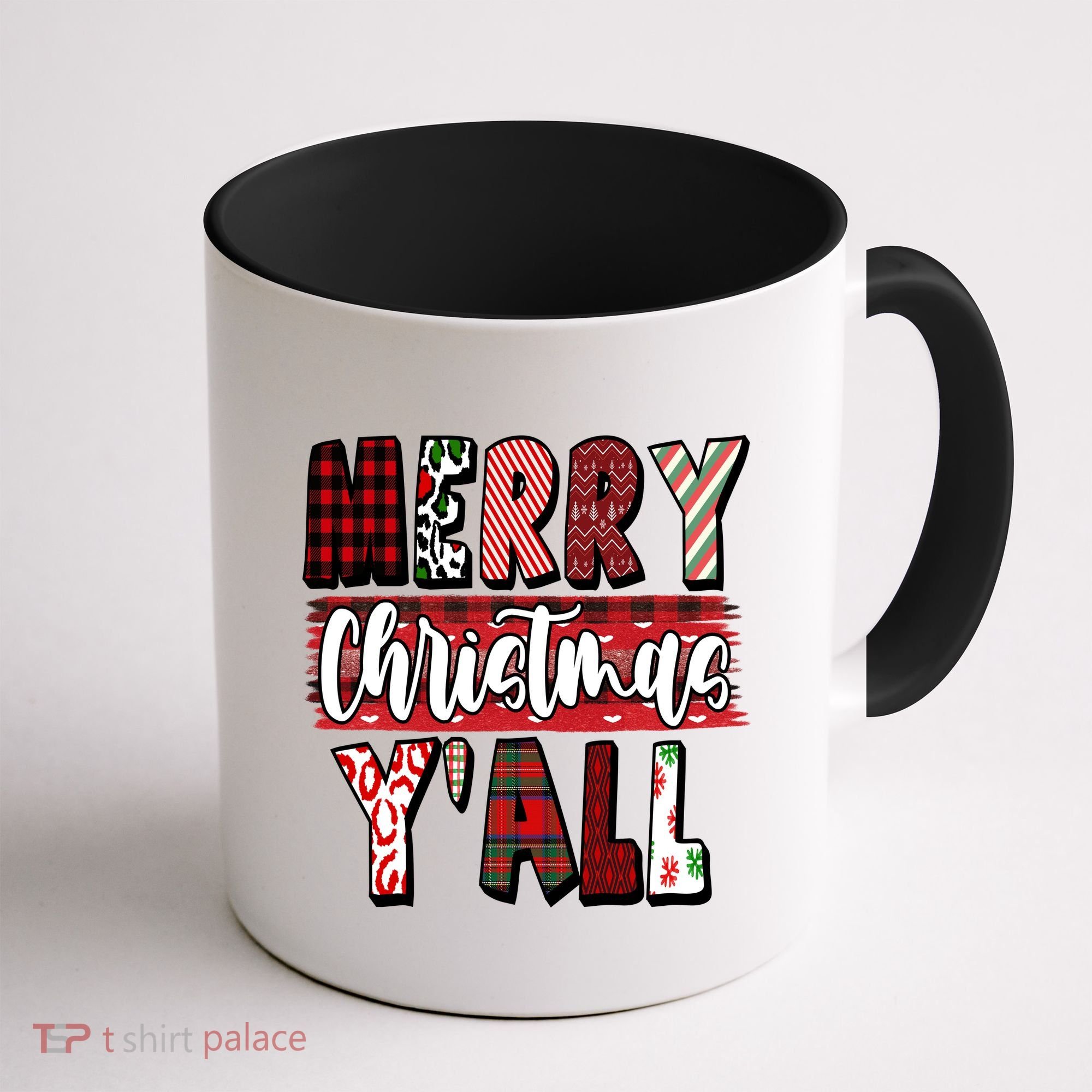 Merry Christmas Yall Holiday Festive Fun Coffee Mug