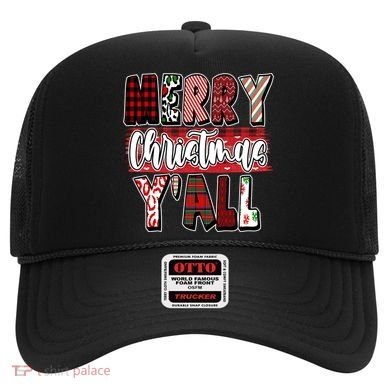 Merry Christmas Yall Holiday Festive Fun Hat
