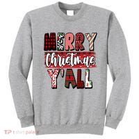Merry Christmas Yall Holiday Festive Fun Sweatshirt thumb 0