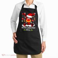 Merry Christmas Y'all Gifts Leopard Buffalo Plaid Xmas Apron thumb 2