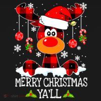 Merry Christmas Y'all Gifts Leopard Buffalo Plaid Xmas Mousepad thumb 1