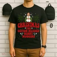 Merry Christmas You Cotton Headed Ninny Muggins Buddy Christmas Movie T-Shirt thumb 6