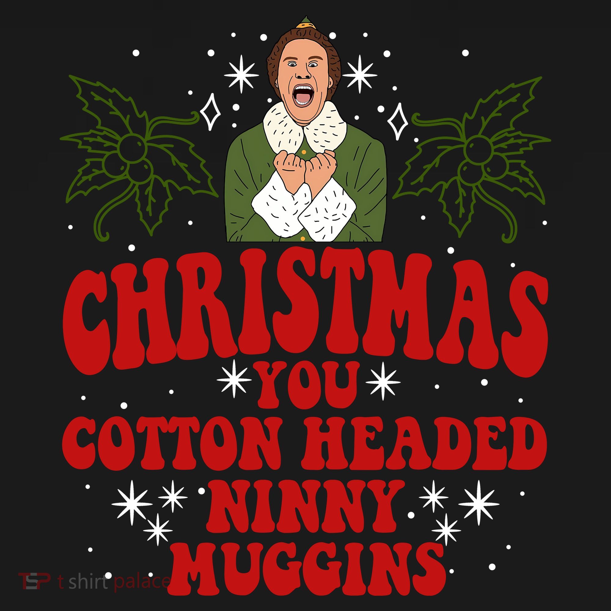 Merry Christmas You Cotton Headed Ninny Muggins Buddy Christmas Movie Women's Tank Top
