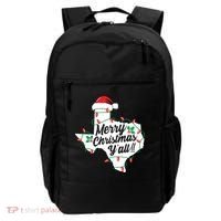 Merry Christmas Y'All Texas State Texan Backpack thumb 0