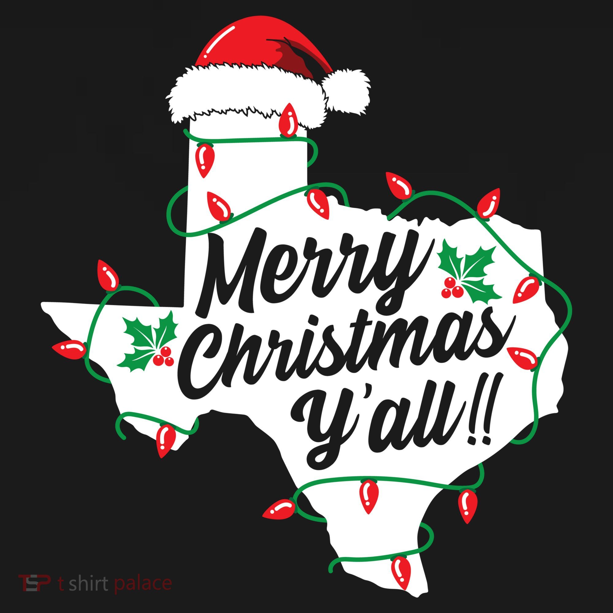 Merry Christmas Y'All Texas State Texan Backpack