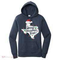 Merry Christmas Y'All Texas State Texan Women's Hoodie thumb 0