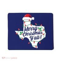 Merry Christmas Y'All Texas State Texan Mousepad thumb 0
