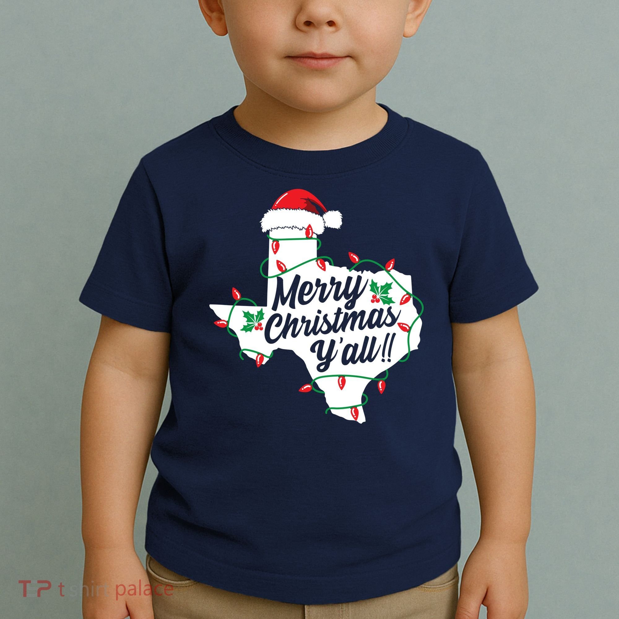 Merry Christmas Y'All Texas State Texan Toddler T-Shirt