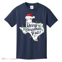 Merry Christmas Y'All Texas State Texan Kids T-Shirt thumb 0