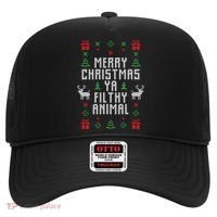 Merry Christmas Ya Filthy Animal Ugly Christmas Sweater Hat thumb 0