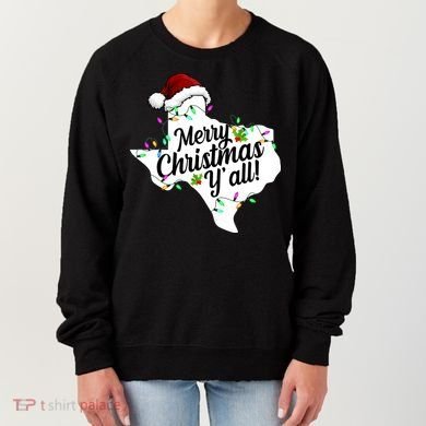 Merry Christmas Y'all Texas State Women's Sweatshirt