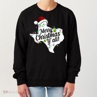 Merry Christmas Y'all Texas State Women's Sweatshirt thumb 0