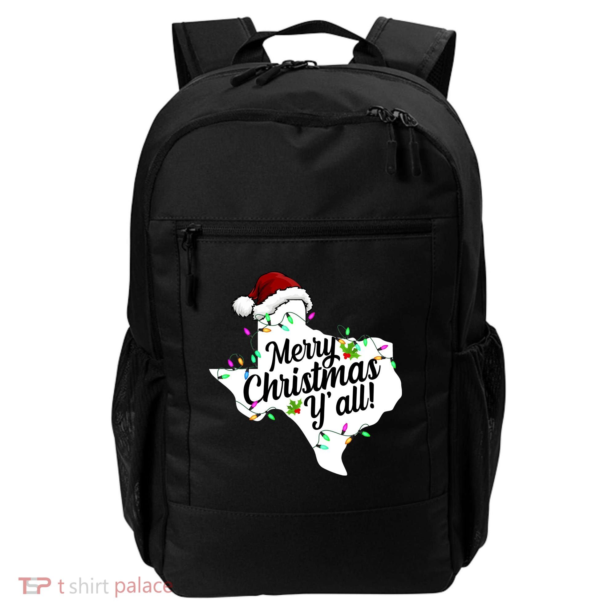 Merry Christmas Y'all Texas State Backpack