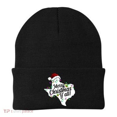 Merry Christmas Y'all Texas State Beanie