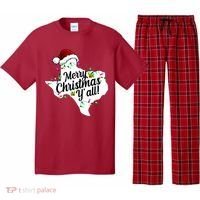 Merry Christmas Y'all Texas State Pajama Set thumb 0