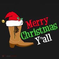Merry Christmas YAll Funny Texas Cow Holiday Gift Pajama Set thumb 2