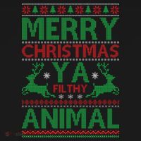 Merry Christmas Ya Filthy Animal Ugly Christmas Women's Tank Top thumb 5