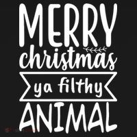 Merry Christmas Ya Filthy Animal Funny Holiday Bucket Hat thumb 4