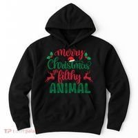 Merry Christmas Ya Filthy Animal Hoodie thumb 0