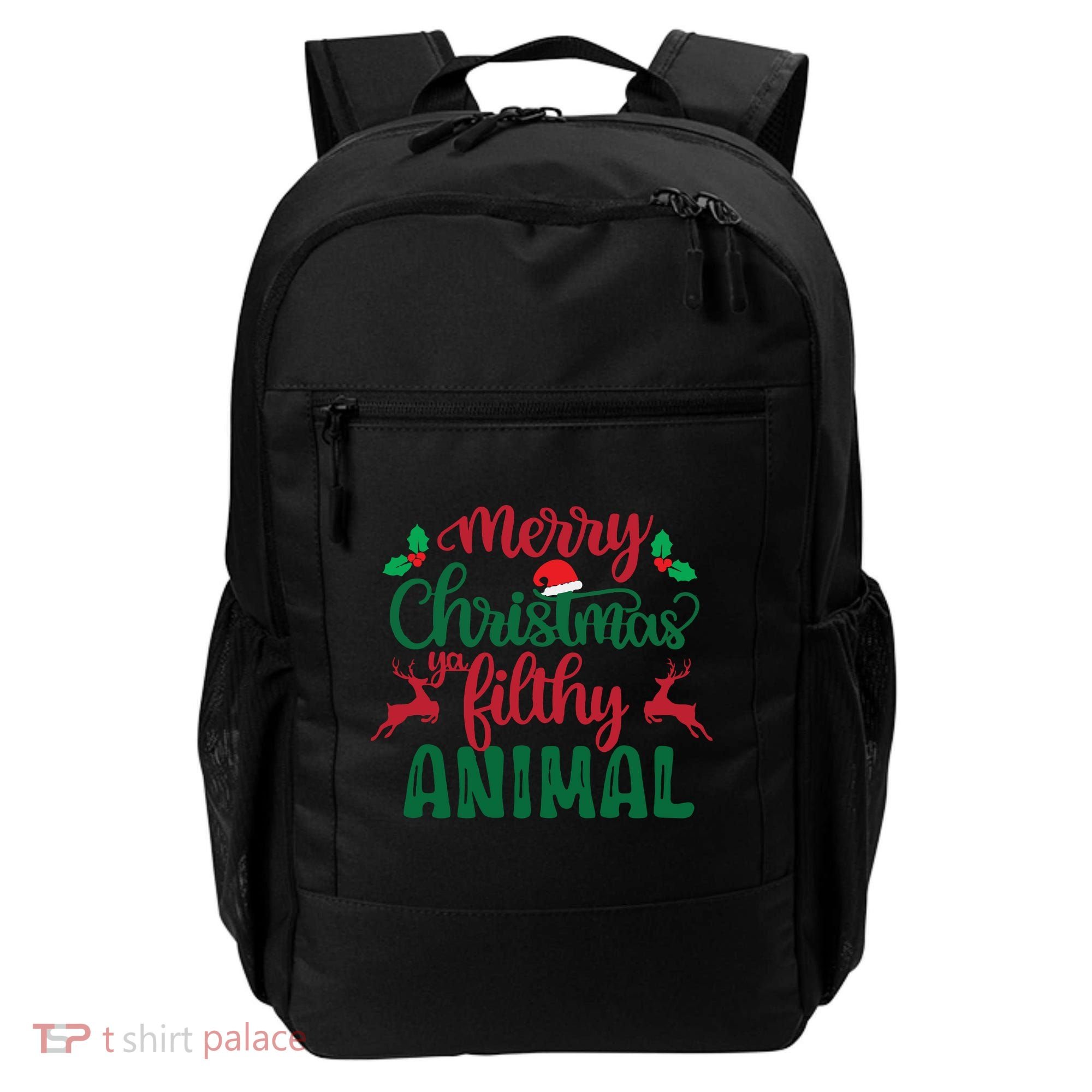 Merry Christmas Ya Filthy Animal Backpack