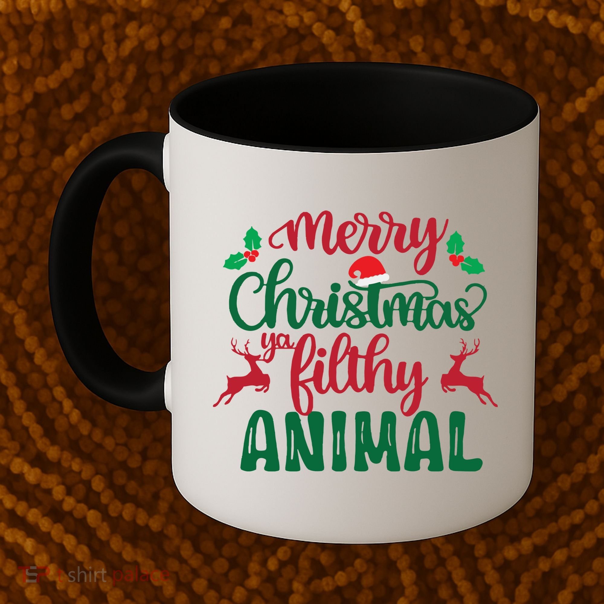 Merry Christmas Ya Filthy Animal Coffee Mug