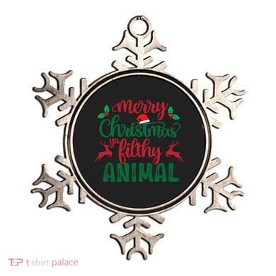 Merry Christmas Ya Filthy Animal Ornament