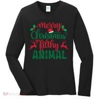 Merry Christmas Ya Filthy Animal Women's Long Sleeve Shirt thumb 0