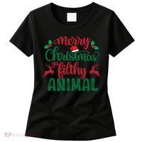 Merry Christmas Ya Filthy Animal Women's T-Shirt thumb 0