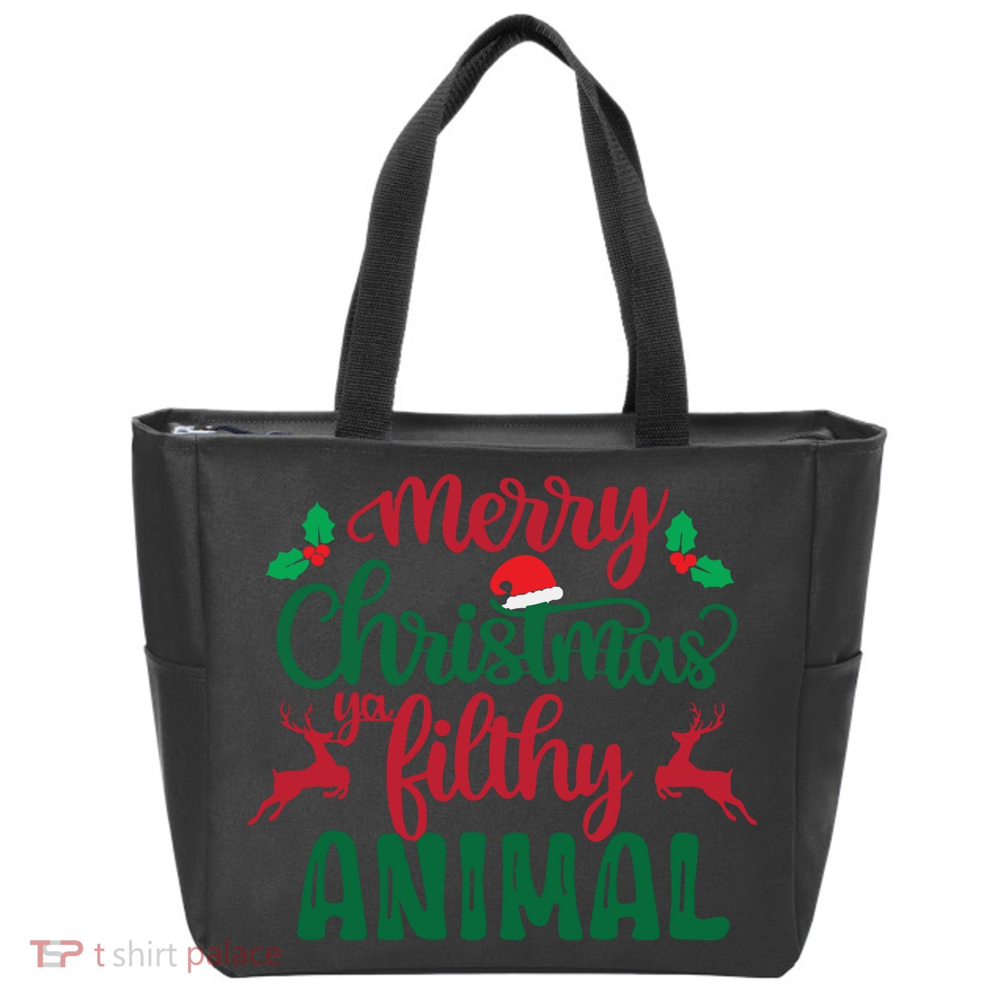 Merry Christmas Ya Filthy Animal Tote Bag