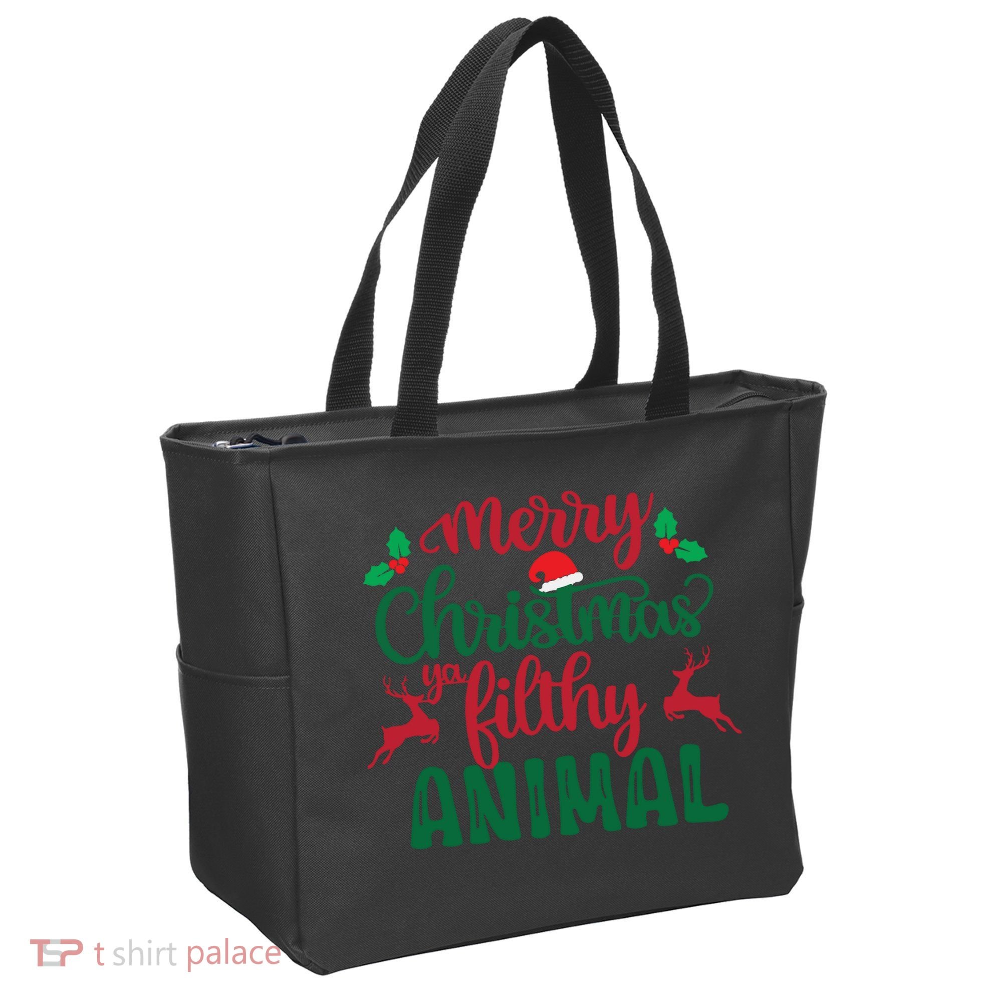 Merry Christmas Ya Filthy Animal Tote Bag