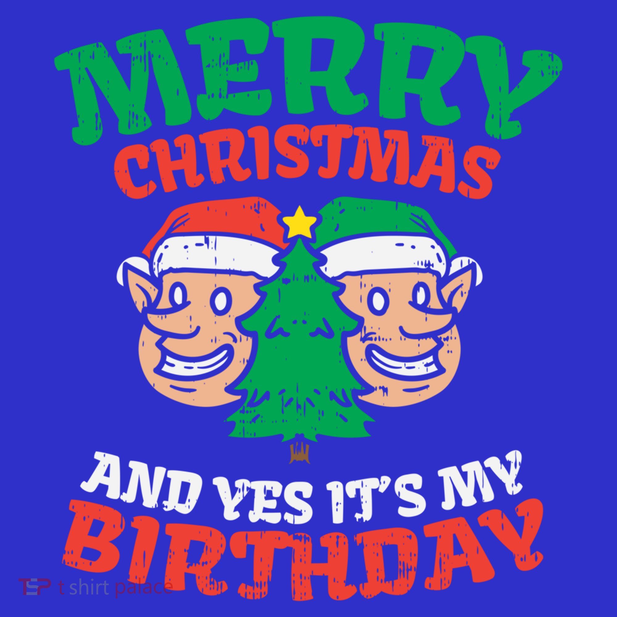 Merry Christmas Yes Its My Birthday Born On Xmas Party Gift Coaster