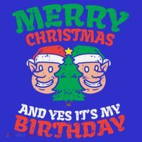 Merry Christmas Yes Its My Birthday Born On Xmas Party Gift Women's Tank Top thumb 5
