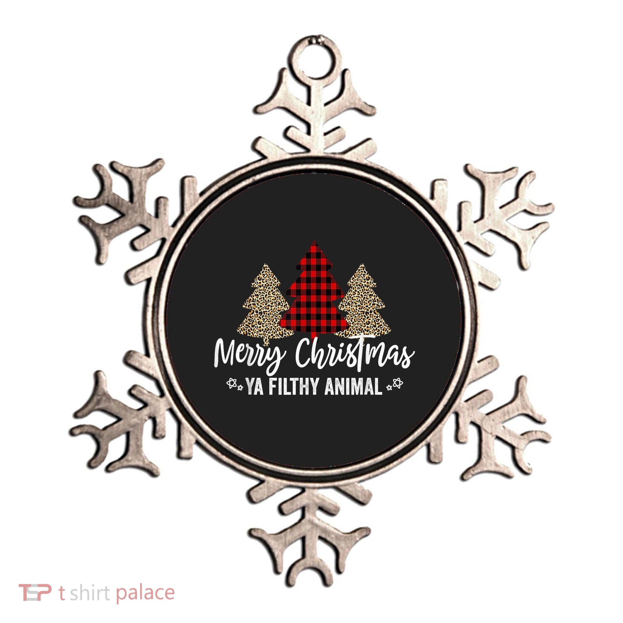 Merry Christmas Ya Filthy Animals Funny Christmas Ornament