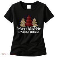 Merry Christmas Ya Filthy Animals Funny Christmas Women's T-Shirt thumb 0