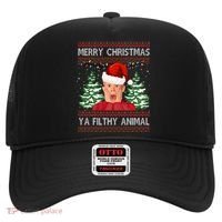Merry Christmas Ya Filthy Animal Funny Ugly Christmas Hat thumb 0