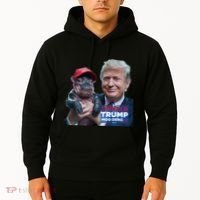 Moo Deng Trump And The HippoS Campaign Journey Hoodie thumb 2