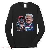 Moo Deng Trump And The HippoS Campaign Journey Long Sleeve Shirt thumb 0