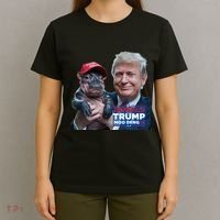 Moo Deng Trump And The HippoS Campaign Journey T-Shirt thumb 4