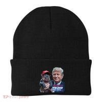 Moo Deng Trump And The HippoS Campaign Journey Beanie thumb 0
