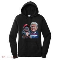 Moo Deng Trump And The HippoS Campaign Journey Women's Hoodie thumb 0