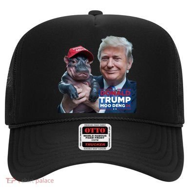 Moo Deng Trump And The HippoS Campaign Journey Hat