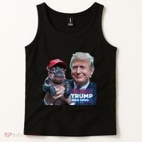 Moo Deng Trump And The HippoS Campaign Journey Tank Top thumb 2