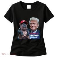 Moo Deng Trump And The HippoS Campaign Journey Women's T-Shirt thumb 0